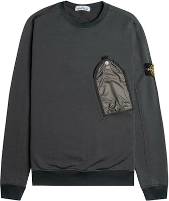스톤아일랜드 로고 패치 크루넥 스웻셔츠 스모크 그레이 믹스. 711564046-V0067 Buy 스톤아일랜드 로고 패치 크루넥 스웻셔츠 스모크 그레이 믹스. 711564046-V0067