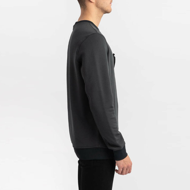 Details for 스톤아일랜드 로고 패치 크루넥 스웻셔츠 스모크 그레이 믹스. 711564046-V0067