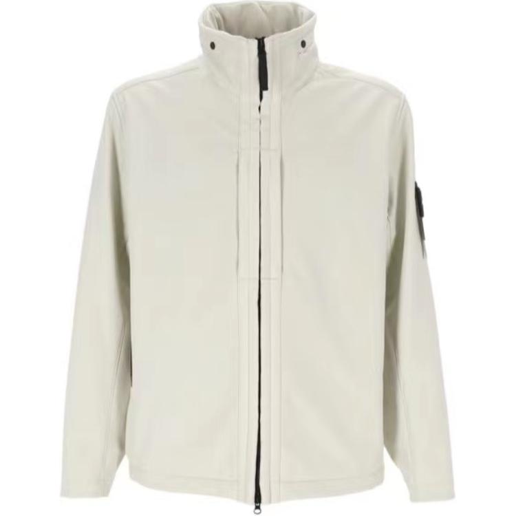 Stone Island  Logo Windproof Waterproof Jacket - Off-White. 8115Q0222-V0097 圖 2