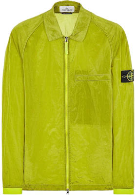 Stone Island 金属尼龙衬衫夹克 柠檬黄 秋季 761512321-V0031 Order Stone Island 金属尼龙衬衫夹克 柠檬黄 秋季 761512321-V0031