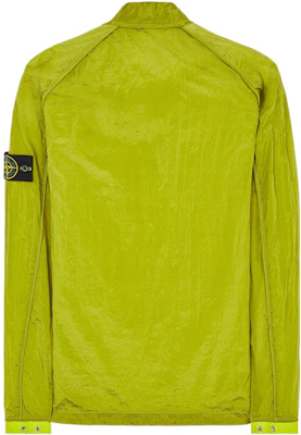Stone Island 金属尼龙衬衫夹克 柠檬黄 秋季 761512321-V0031 Lookbook Stone Island 金属尼龙衬衫夹克 柠檬黄 秋季 761512321-V0031