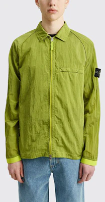 Stone Island 金属尼龙衬衫夹克 柠檬黄 秋季 761512321-V0031 Shop Stone Island 金属尼龙衬衫夹克 柠檬黄 秋季 761512321-V0031