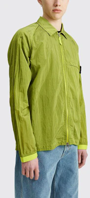 Stone Island 金属尼龙衬衫夹克 柠檬黄 秋季 761512321-V0031 Purchase Stone Island 金属尼龙衬衫夹克 柠檬黄 秋季 761512321-V0031