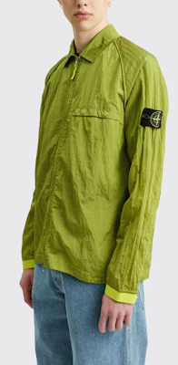 Stone Island 金属尼龙衬衫夹克 柠檬黄 秋季 761512321-V0031 Sizing Stone Island 金属尼龙衬衫夹克 柠檬黄 秋季 761512321-V0031