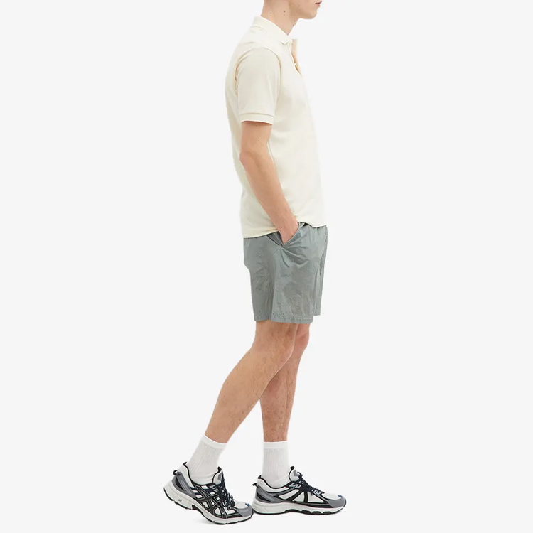 Stone Island  Metallic Nylon Shorts Grey Blue 7615b0943-v0044 圖 3