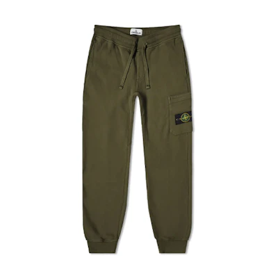 Stone Island Mid-Waist Loose Fit Cargo Pants Deep Green. 731564520-V0059