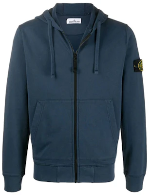 石头岛海军蓝棉质拉链连帽夹克 721564251-V0020 Buy 石头岛海军蓝棉质拉链连帽夹克 721564251-V0020