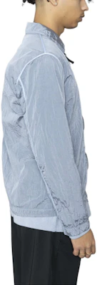 Stone Island 輕藍色尼龍長袖外套附口袋與標誌 801511219-V0041 Shop Stone Island 輕藍色尼龍長袖外套附口袋與標誌 801511219-V0041