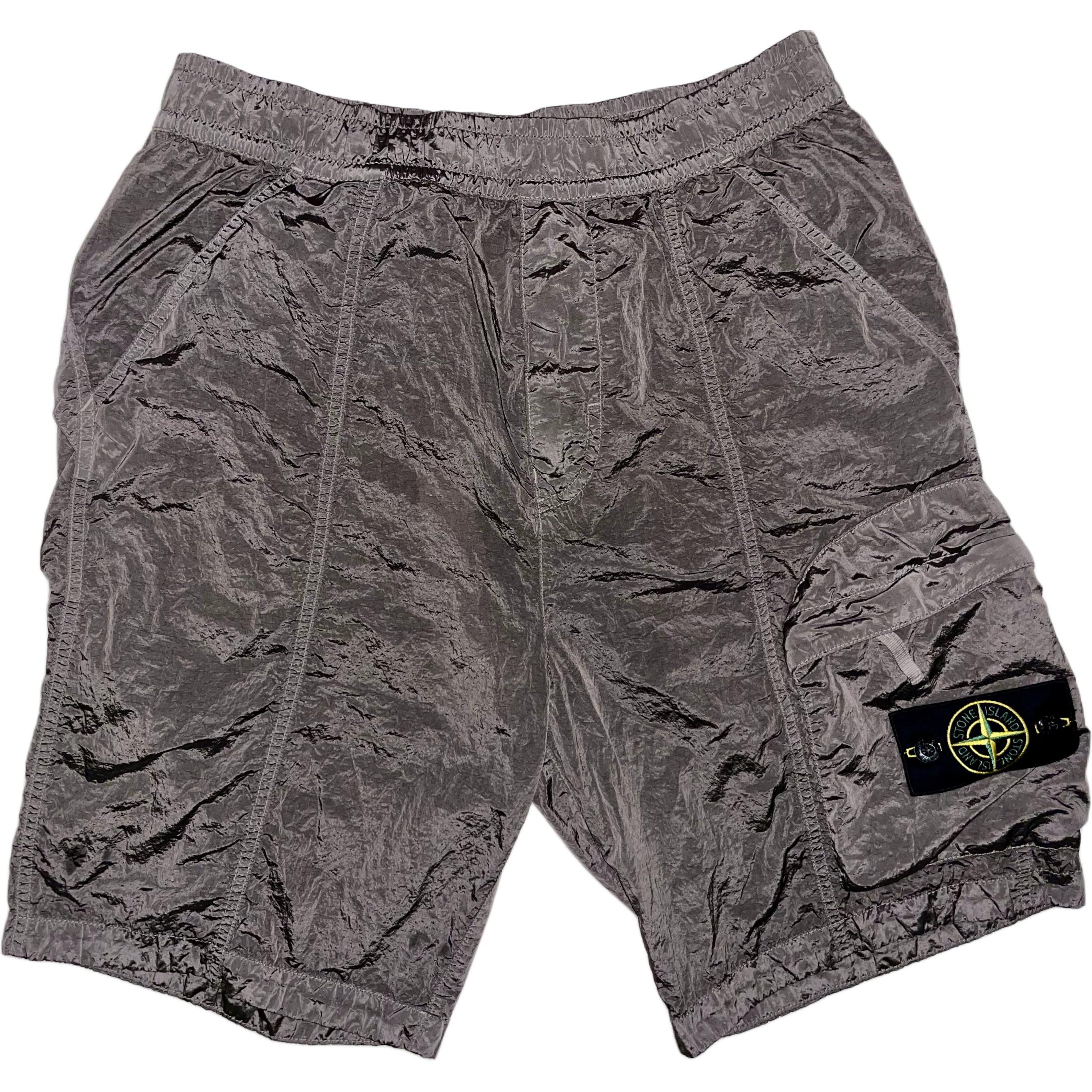STONE ISLAND  Nylon Metal Elastic Waist Casual Shorts. K1S15L100007S0019-V0092