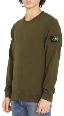 石頭島橄欖綠標誌印花長袖圓領衛衣 791562420V0058 Lookbook 石頭島橄欖綠標誌印花長袖圓領衛衣 791562420V0058