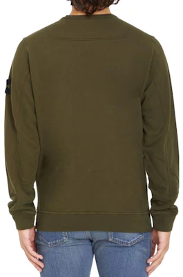 石頭島橄欖綠標誌印花長袖圓領衛衣 791562420V0058 Shop 石頭島橄欖綠標誌印花長袖圓領衛衣 791562420V0058