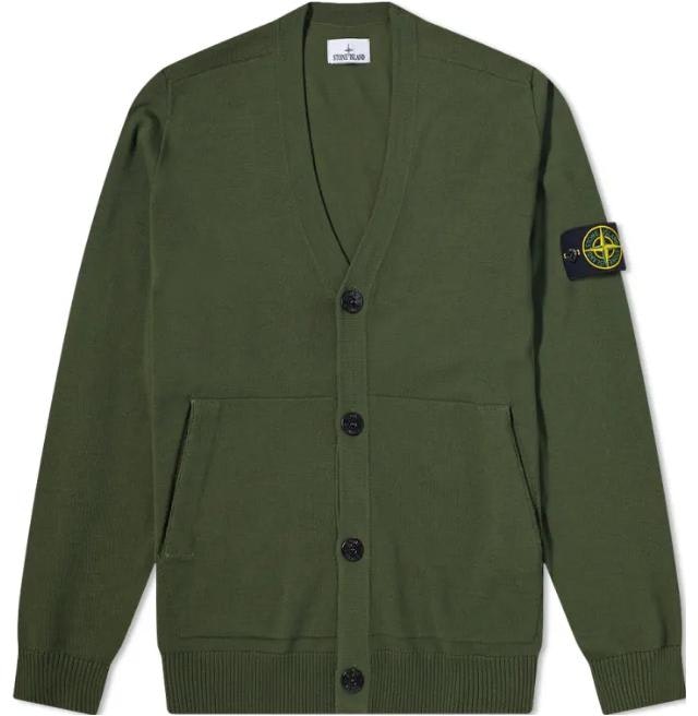 stone-island-olive-green-solid-v-neck-button-up-knit-sweater-7715511c4-v0058