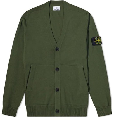 STONE ISLAND 橄欖綠V領針織開襟毛衣 7715511c4-v0058 Order STONE ISLAND 橄欖綠V領針織開襟毛衣 7715511c4-v0058