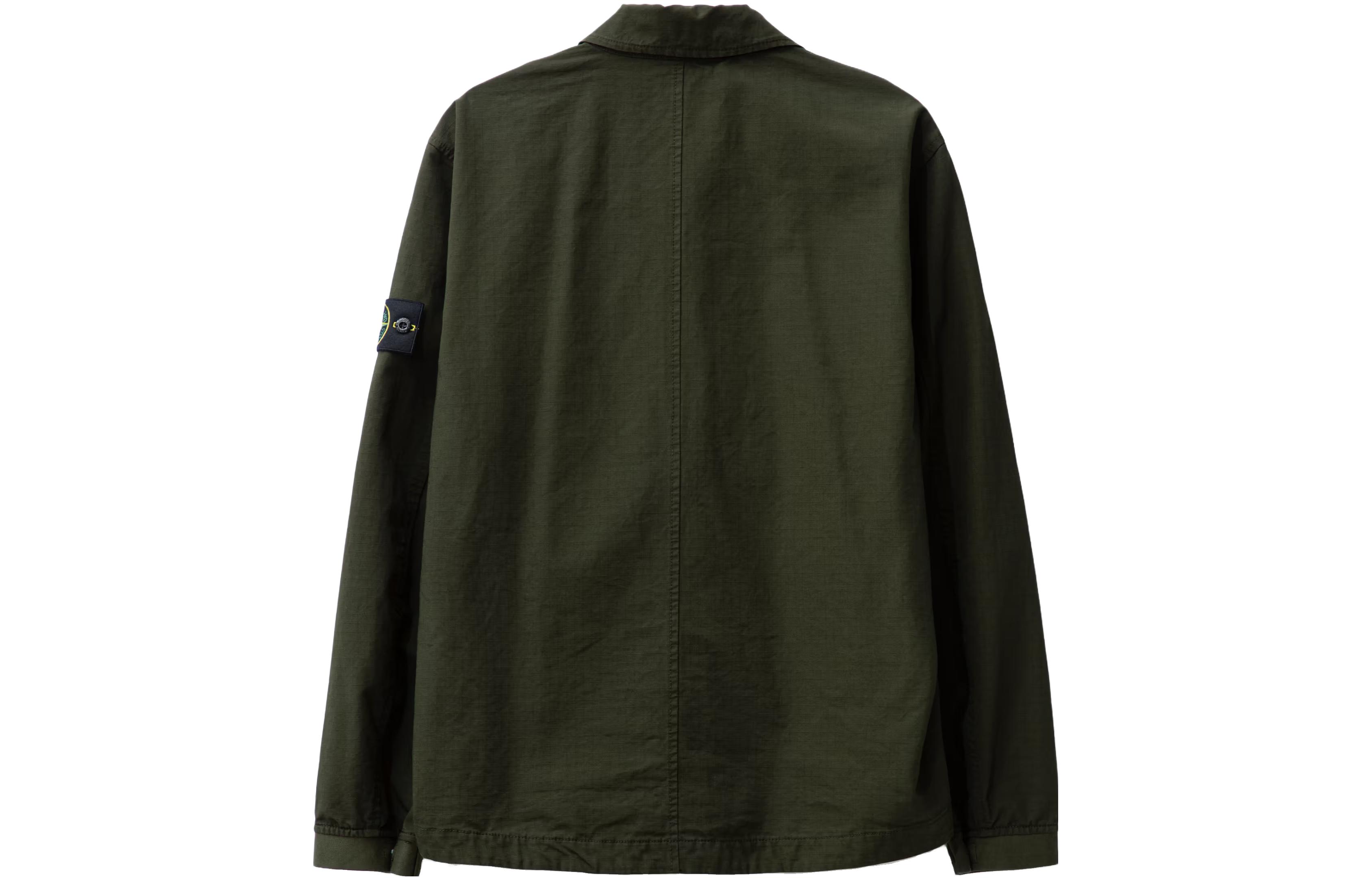 Stone Island  Olive Green Zip-Up Long Sleeve Jacket 791511112-v0058 圖 3