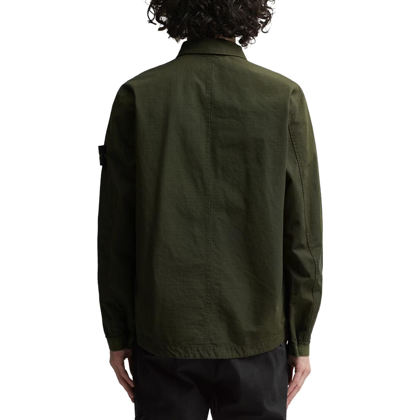 Stone Island  Olive Green Zip-Up Long Sleeve Jacket 791511112-v0058 圖 5