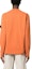 Shop STONE ISLAND 橙色長袖標誌印花圓領毛衣 8015532B9-V0013