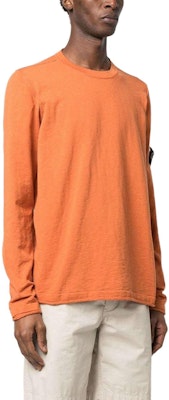 STONE ISLAND 橙色長袖標誌印花圓領毛衣 8015532B9-V0013 Purchase STONE ISLAND 橙色長袖標誌印花圓領毛衣 8015532B9-V0013