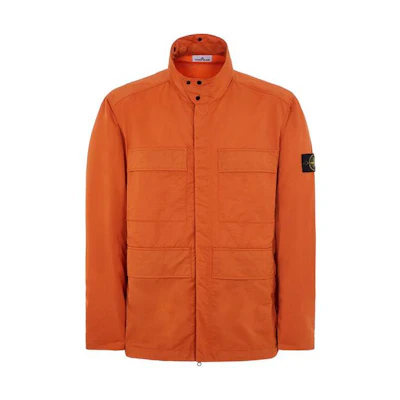 STONE ISLAND Orange Logo Patch Long-Sleeve Jacket 781542730-V0073