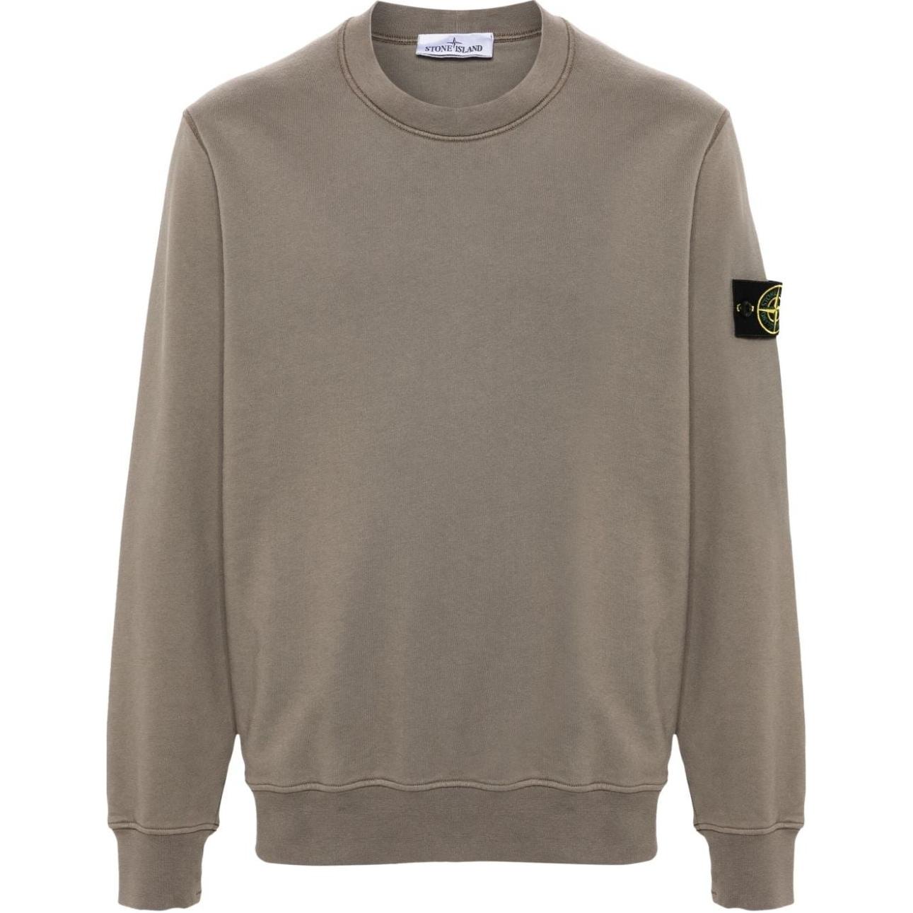 Stone Island  Oversized Crewneck Sweatshirt Light Brown 811563051-V0075 圖 2