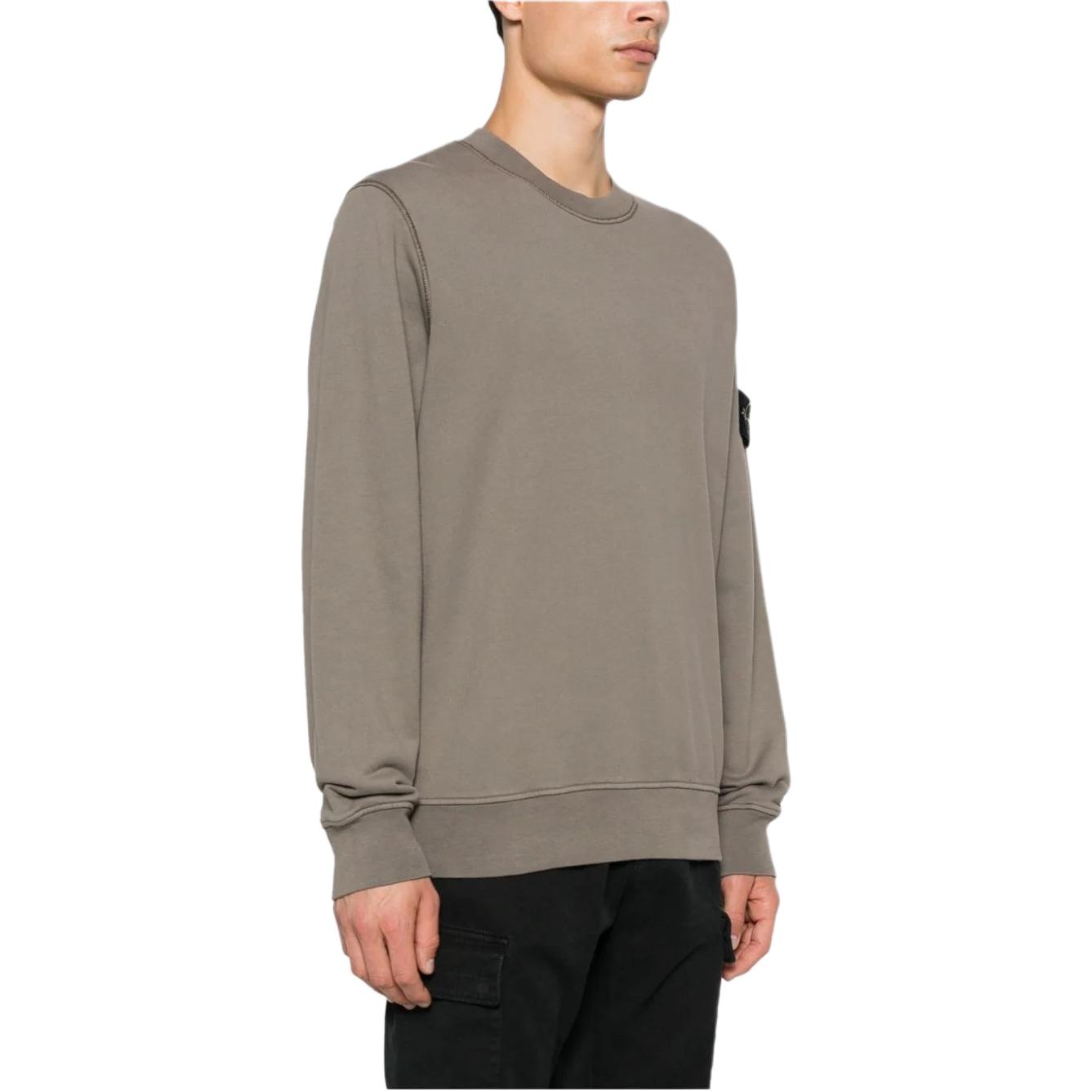 Stone Island  Oversized Crewneck Sweatshirt Light Brown 811563051-V0075 圖 5