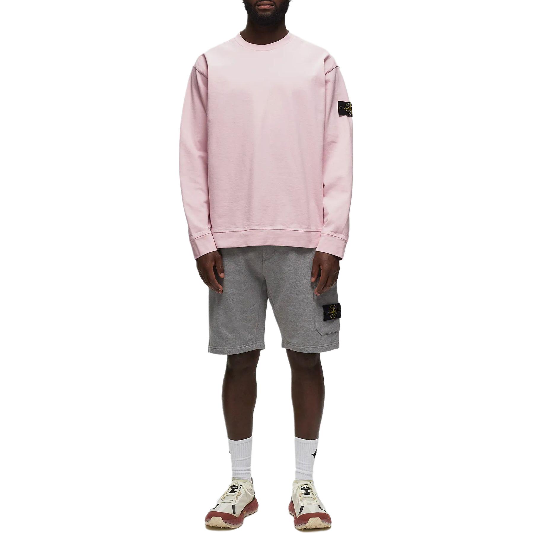 Stone Island  Pink Crewneck Pullover Sweatshirt. 801563750-V0080 圖 3