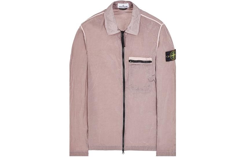 STONE ISLAND  Pink Logo Plain Long-Sleeve Pocket Jacket. 801511219-V0080 圖 2
