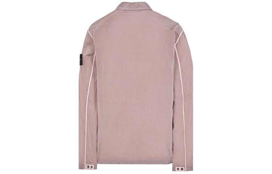STONE ISLAND  Pink Logo Plain Long-Sleeve Pocket Jacket. 801511219-V0080 圖 3