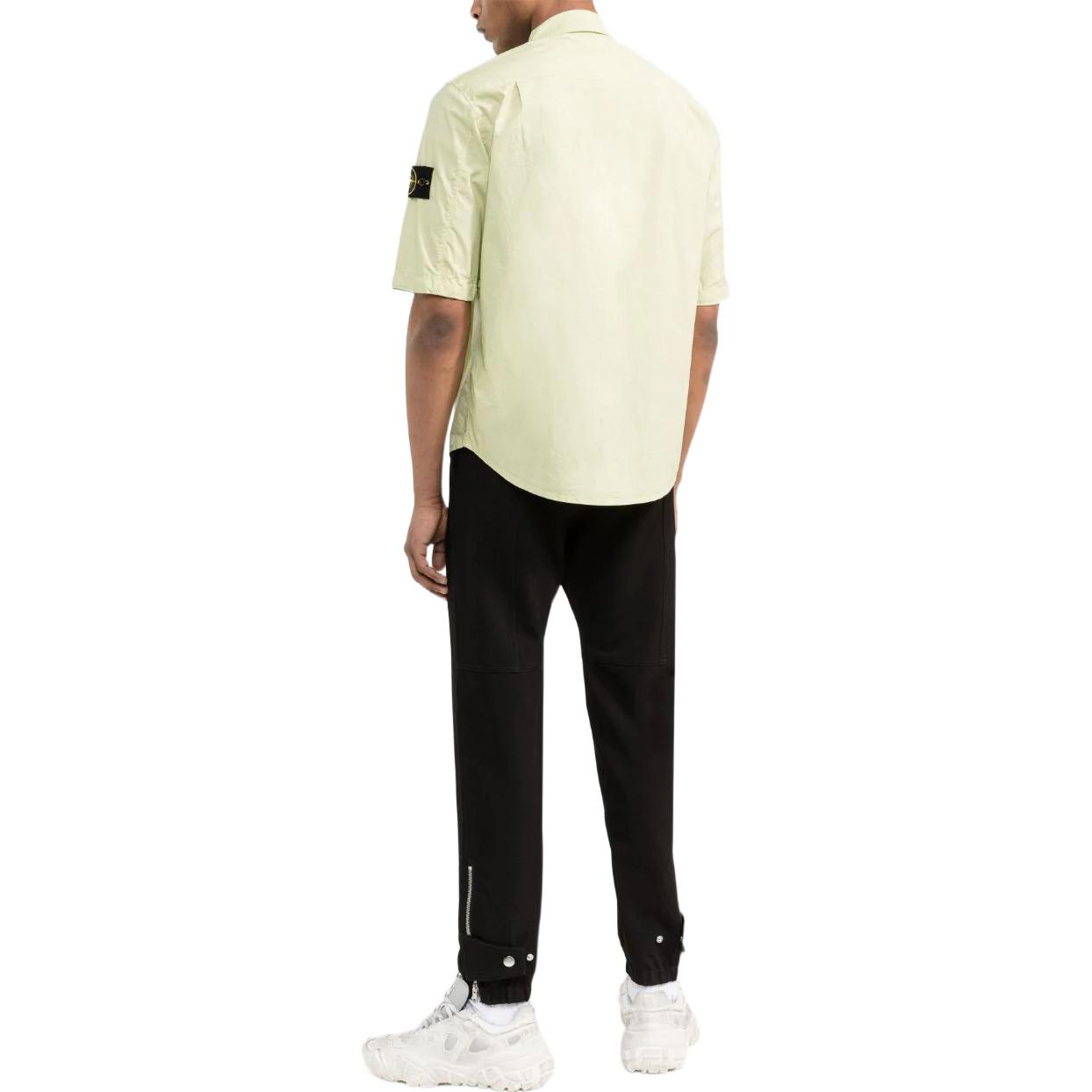 Shop Stone Island  Pocket Shirt Casual Button-Up Top 761511003-V0052