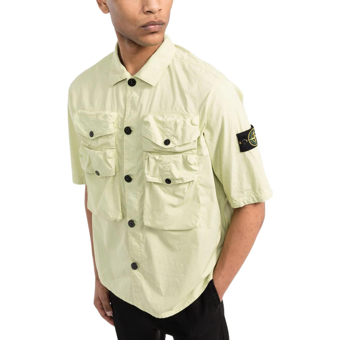 Purchase Stone Island  Pocket Shirt Casual Button-Up Top 761511003-V0052
