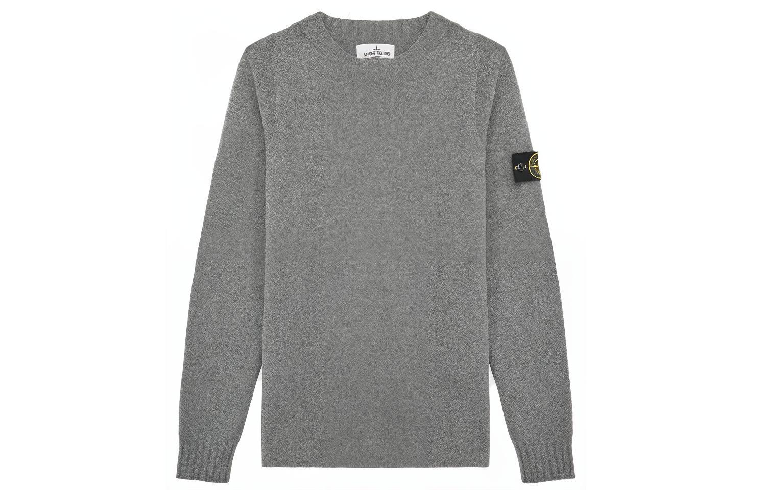 STONE ISLAND  Pullover Knit Wool-Blend Sweater Grey - Urban Fall Fashion. 7315505A3-V0060 圖 2