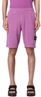 STONE ISLAND Purple Elastic Waist Casual Shorts 781564060-V0145 STONE ISLAND Purple Elastic Waist Casual Shorts 781564060-V0145