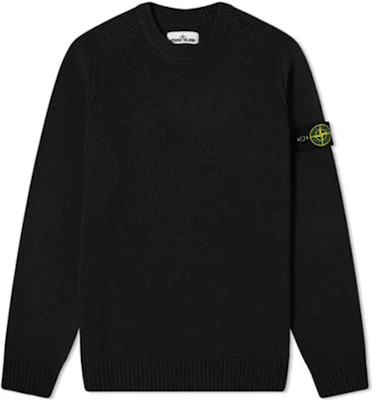 Stone Island Retro Wool Sweater Lengan Panjang Hitam. 7315552A3-V0029 Order Stone Island Retro Wool Sweater Lengan Panjang Hitam. 7315552A3-V0029