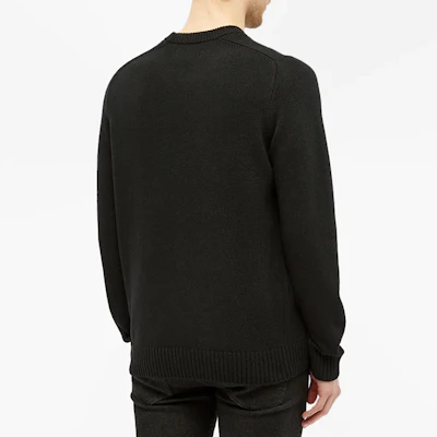 Stone Island Retro Wool Sweater Lengan Panjang Hitam. 7315552A3-V0029 Shop Stone Island Retro Wool Sweater Lengan Panjang Hitam. 7315552A3-V0029