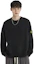 Details for Stone Island Retro Wool Sweater Lengan Panjang Hitam. 7315552A3-V0029