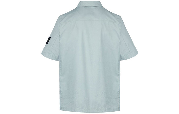 Lookbook Stone Island 短袖多功能襯衫 珍珠灰 751510210-V0061