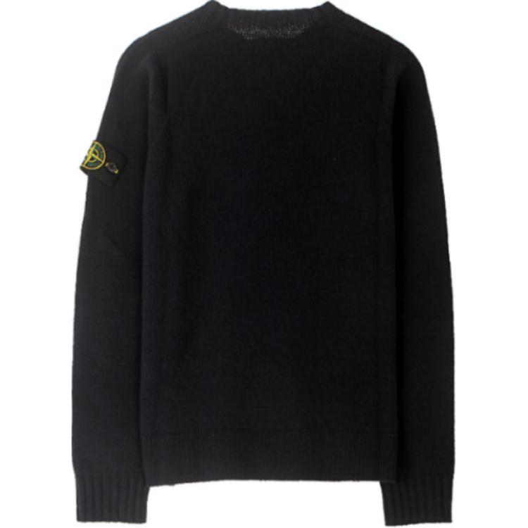 Stone Island  Slim-Fit Crewneck Sweater Navy Blue 7315505A3-V0020 圖 3