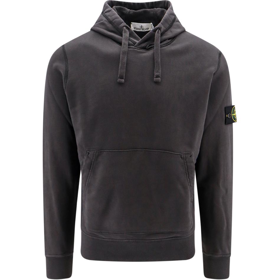 STONE ISLAND  Slim Fit Hooded Long Sleeve Sweatshirt Dark Grey. 801564151-V0065 圖 2
