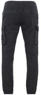 Stone Island Slim Fit Seluar Cargo Hitam Pudar 7215318WA-V0129 Lookbook Stone Island Slim Fit Seluar Cargo Hitam Pudar 7215318WA-V0129