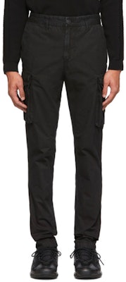 Stone Island Slim Fit Seluar Cargo Hitam Pudar 7215318WA-V0129 Shop Stone Island Slim Fit Seluar Cargo Hitam Pudar 7215318WA-V0129