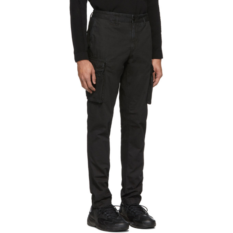 Details for Stone Island Slim Fit Seluar Cargo Hitam Pudar 7215318WA-V0129