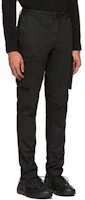 Details for Stone Island Slim Fit Washed Black Cargo Pants 7215318WA-V0129