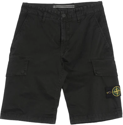 STONE ISLAND 纯黑色直筒短裤 1015L1204-A0129 Buy STONE ISLAND 纯黑色直筒短裤 1015L1204-A0129