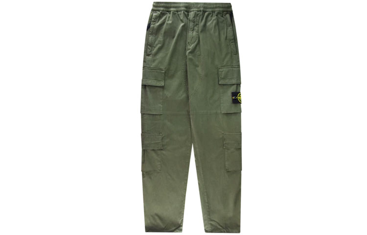 STONE ISLAND  Solid Casual Cargo Pants Army Green. 731531710-V0059