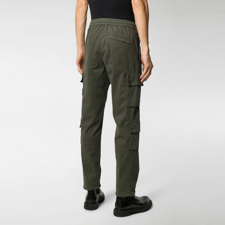 Purchase 스톤 아일랜드 솔리드 캐주얼 카고 팬츠 아미 그린. 731531710-V0059