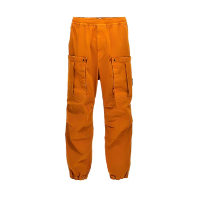 STONE ISLAND Solid Color Elastic Waist Straight-Leg Cargo Pants 7915322L1-V0113