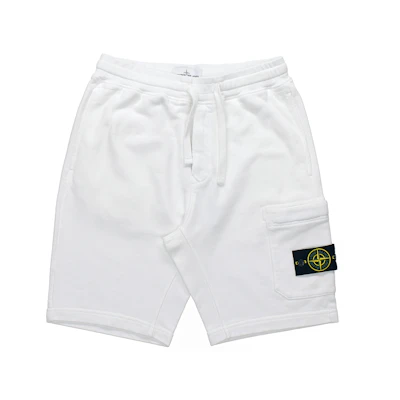 Stone Island Solid Color Logo Patch Drawstring Casual Shorts 741564651-V0001