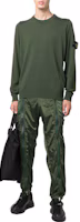 Lookbook STONE ISLAND 單色中腰拉鍊休閒長褲 771531619-V0020