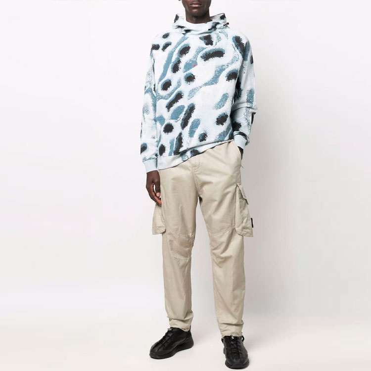 STONE ISLAND  Solid Color Mid-Waist Loose Fit Casual Sport Pants 761930318-V0095 圖 3