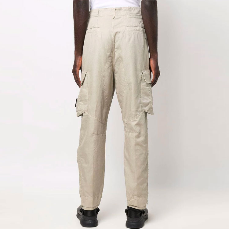 STONE ISLAND  Solid Color Mid-Waist Loose Fit Casual Sport Pants 761930318-V0095 圖 5