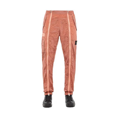 STONE ISLAND Solid Color Mid-Waist Zip Casual Pants 771531619-V0087